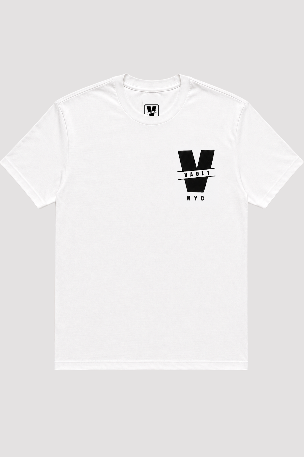 "Vault-Home Team Logo"  Tee (White)