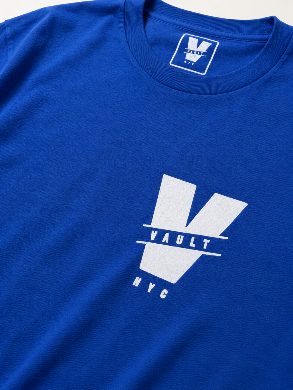 "Vault-Home Team Logo" Tee (Blue)